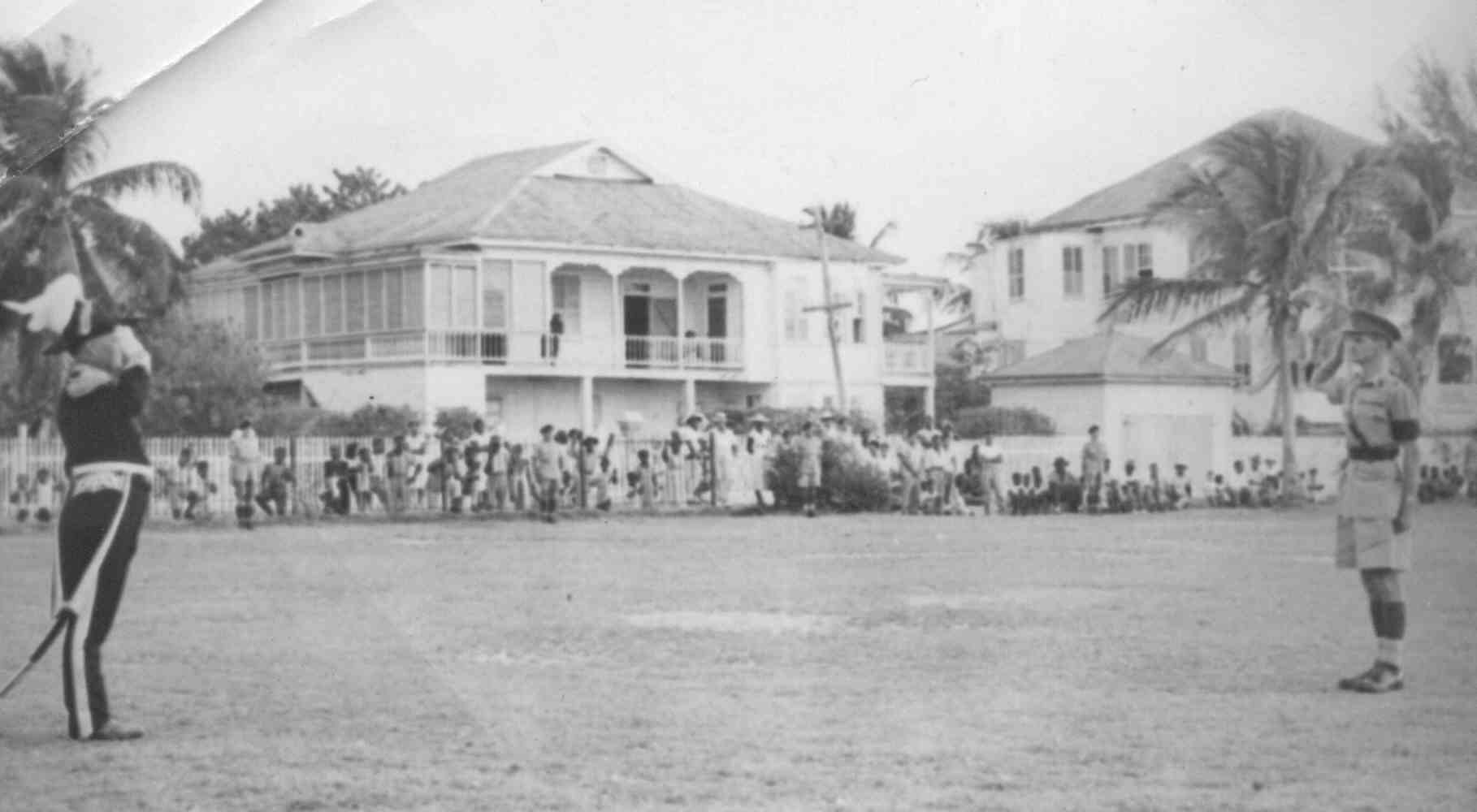 BELIZE 1953 COMPANY READY FOR INSPECTION
